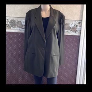 Plus Size Tall Wool Blazer